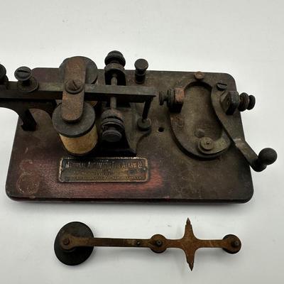 Antique Telegraph / Morse Code Machine (see description)