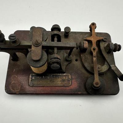 Antique Telegraph / Morse Code Machine (see description)