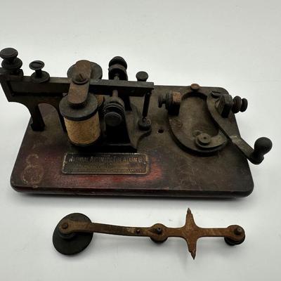 Antique Telegraph / Morse Code Machine (see description)