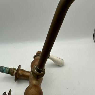 Antique Brass Faucet (see description)