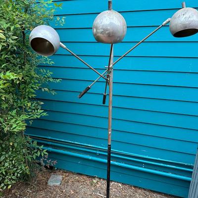 Mid-Century Orbiter Chrome Floor Lamp (See Description)