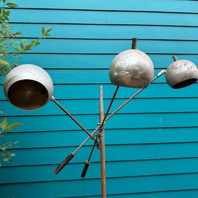 Mid-Century Orbiter Chrome Floor Lamp (See Description)