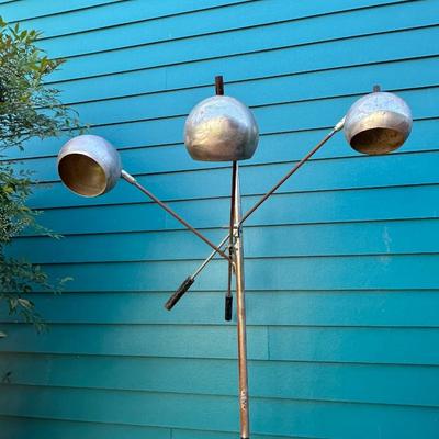 Mid-Century Orbiter Chrome Floor Lamp (See Description)