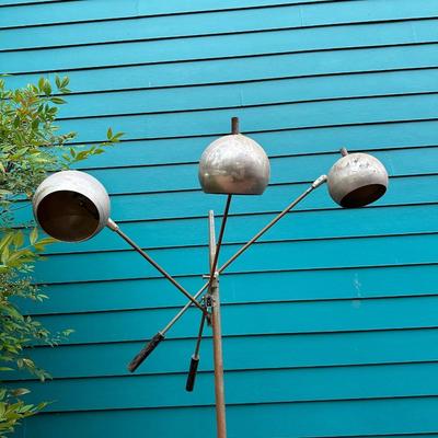 Mid-Century Orbiter Chrome Floor Lamp (See Description)