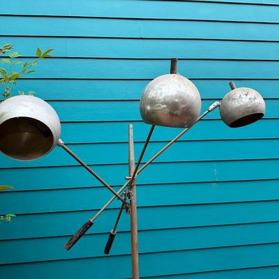 Mid-Century Orbiter Chrome Floor Lamp (See Description)