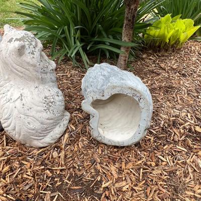 Collection of Cement Cat Statues & More (FY-RG)