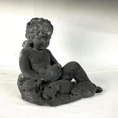 894 Cherub Figure Garden Statue