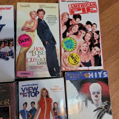 Lot of 12 VHS movies