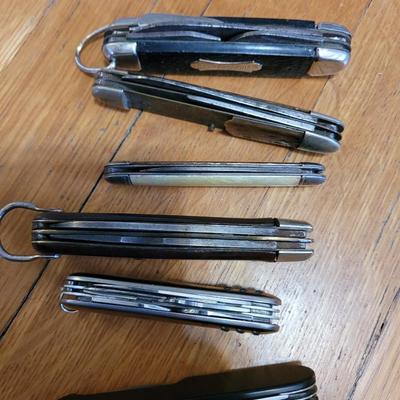 Lot of 6 pocket knives