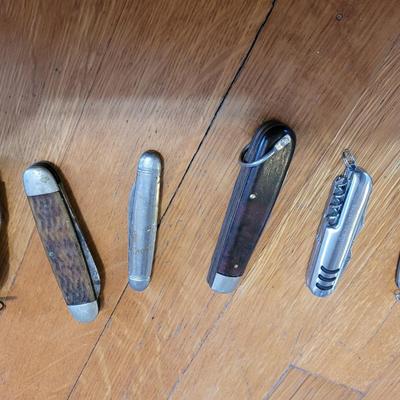 Lot of 6 pocket knives
