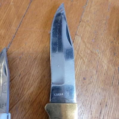 Lot of 5 folding knives