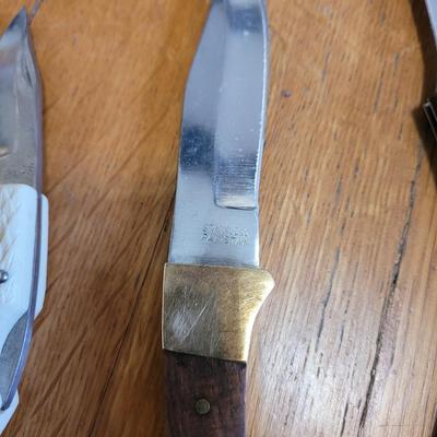 Lot of 5 folding knives