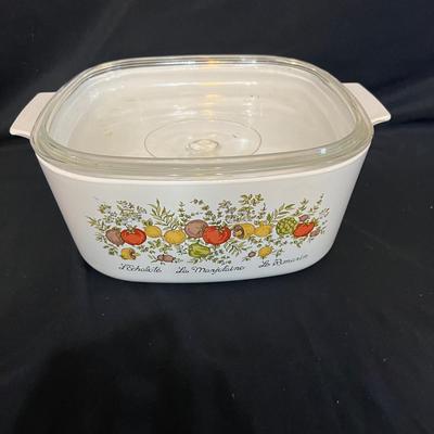 Spice of Life, Blue Cornflower and more Corning Ware Casserole Dishes (DR-MK)