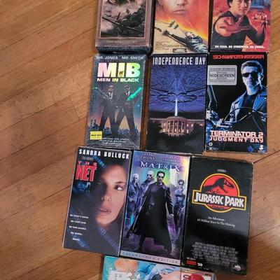 Lot of 10 VHS movies