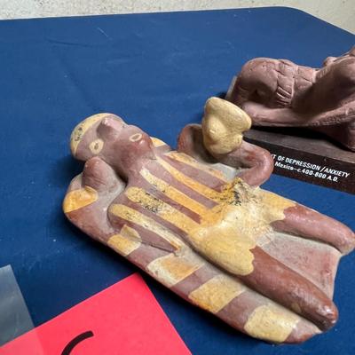 Central American sculptures