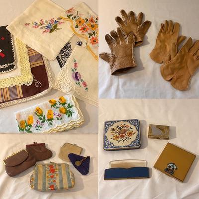Assortment of Vintage Scarfs, Coin Purses, and More (D-DZ)