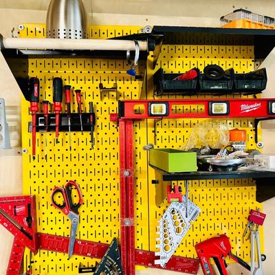 Tool Lot - Yellow Hanging