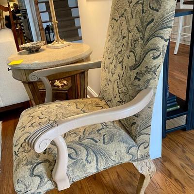 Five Fabric Dining Chairs