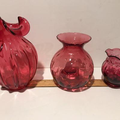 Pilgrim Cranberry Glass