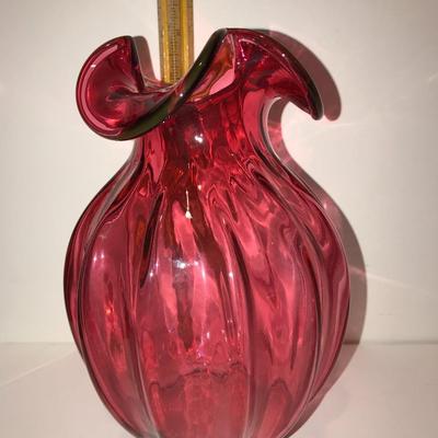 Pilgrim Cranberry Glass