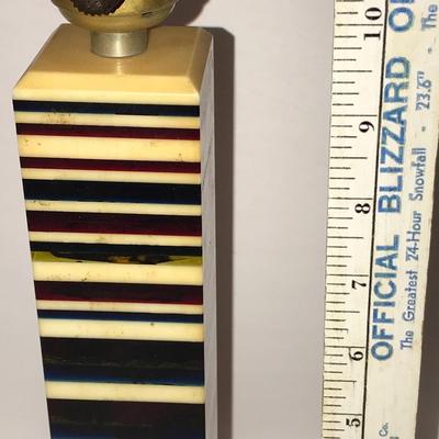 Bakelite & Lucite "Stacked" Lamp.