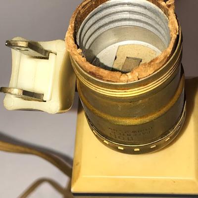 Bakelite & Lucite "Stacked" Lamp.