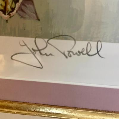 John Powell Signed Framed Art