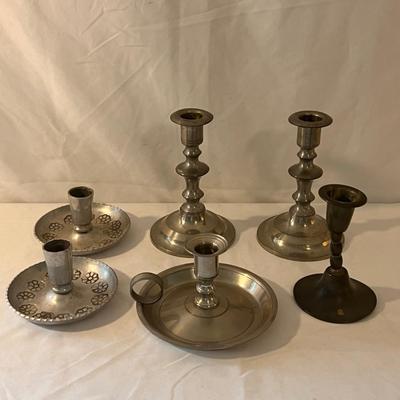 Stieff Pewter Serveware, Candlesticks & More (D-DZ)