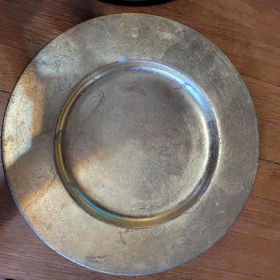 2 Italian serving trays