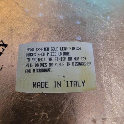 2 Italian serving trays