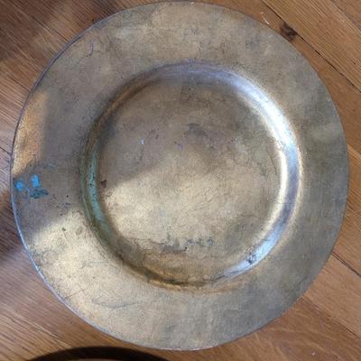 2 Italian serving trays