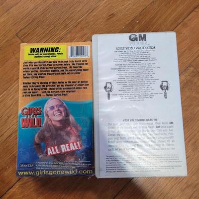 Two adult type VHS movies