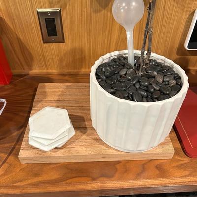 Modern Lot - coaster planter cutting board