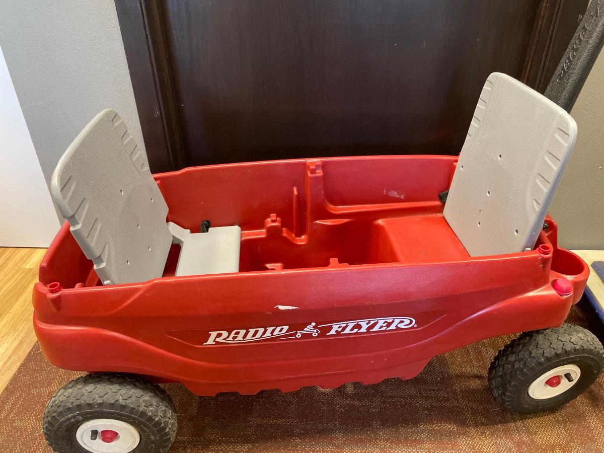 Radio flyer double seater wagon hot sale