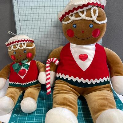 Stuffed Gingerbread cookie decor and ornaments