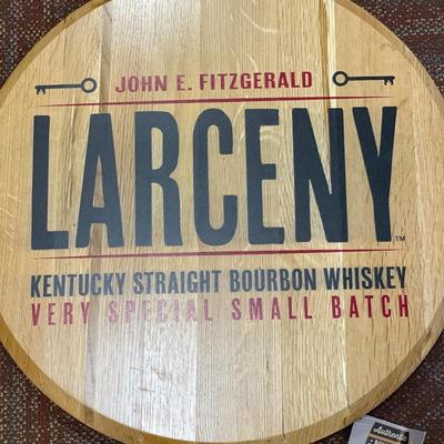Larceny Bourbon barrel head