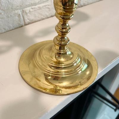 BALDWIN ~ 7 Candlestick Brass Candelabra