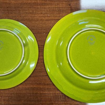 Waechtersbach lime green dishware