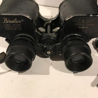 Vintage Binolux Binoculars ~ Original Case