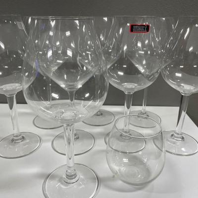 Riedel tall wine glasses