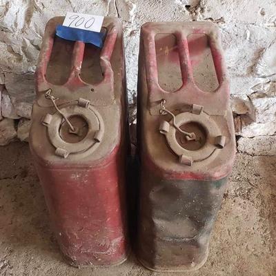 Red Jerry Cans