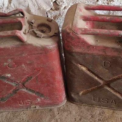 Red Jerry Cans