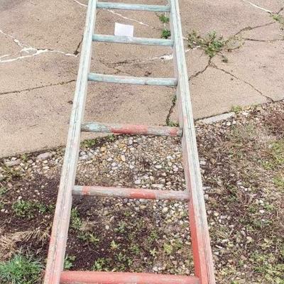 Vintage 18â€™ Ladder