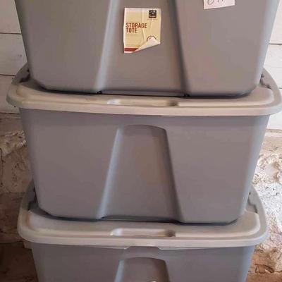 3 Storage Totes