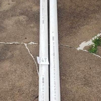 2-8’ Plastic Pipe