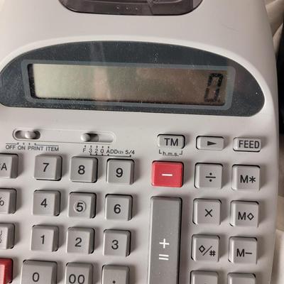 Two vintage printer calculators, both work