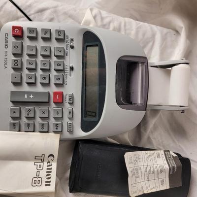 Two vintage printer calculators, both work