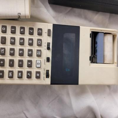 Two vintage printer calculators, both work