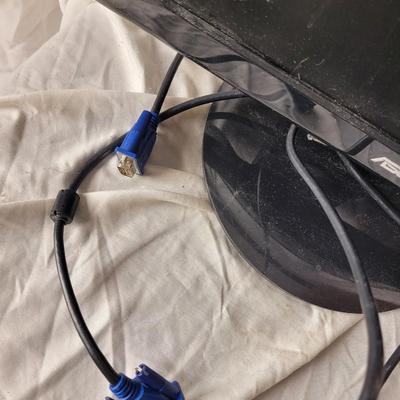 23" Asus monitor with stand, power cord and vga cord