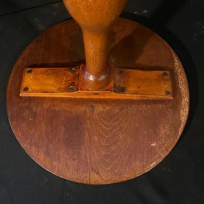 Two Wooden Side Tables Includes Unique Drop Leaf (D-MG)